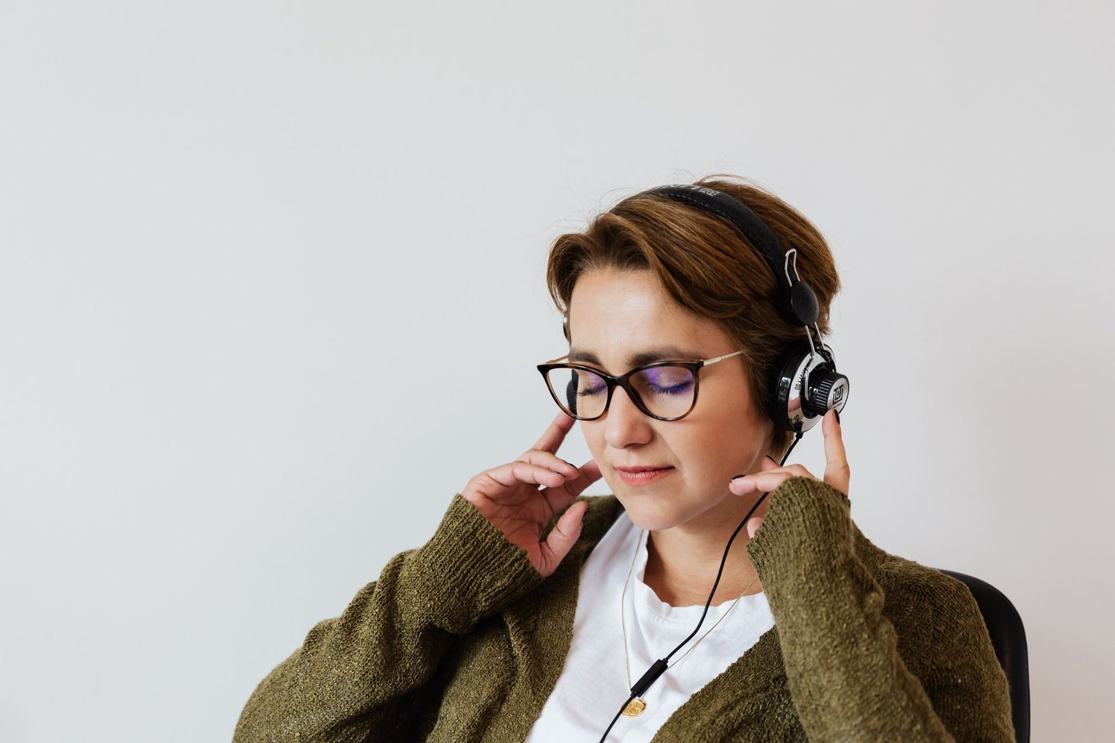 Woman listening closely while her partner talks about his day