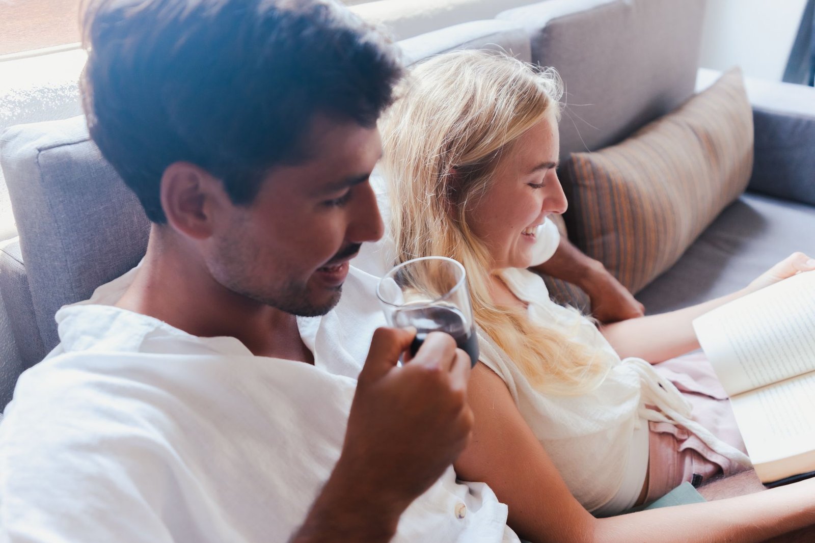 Married couple compromising on weekend plans
